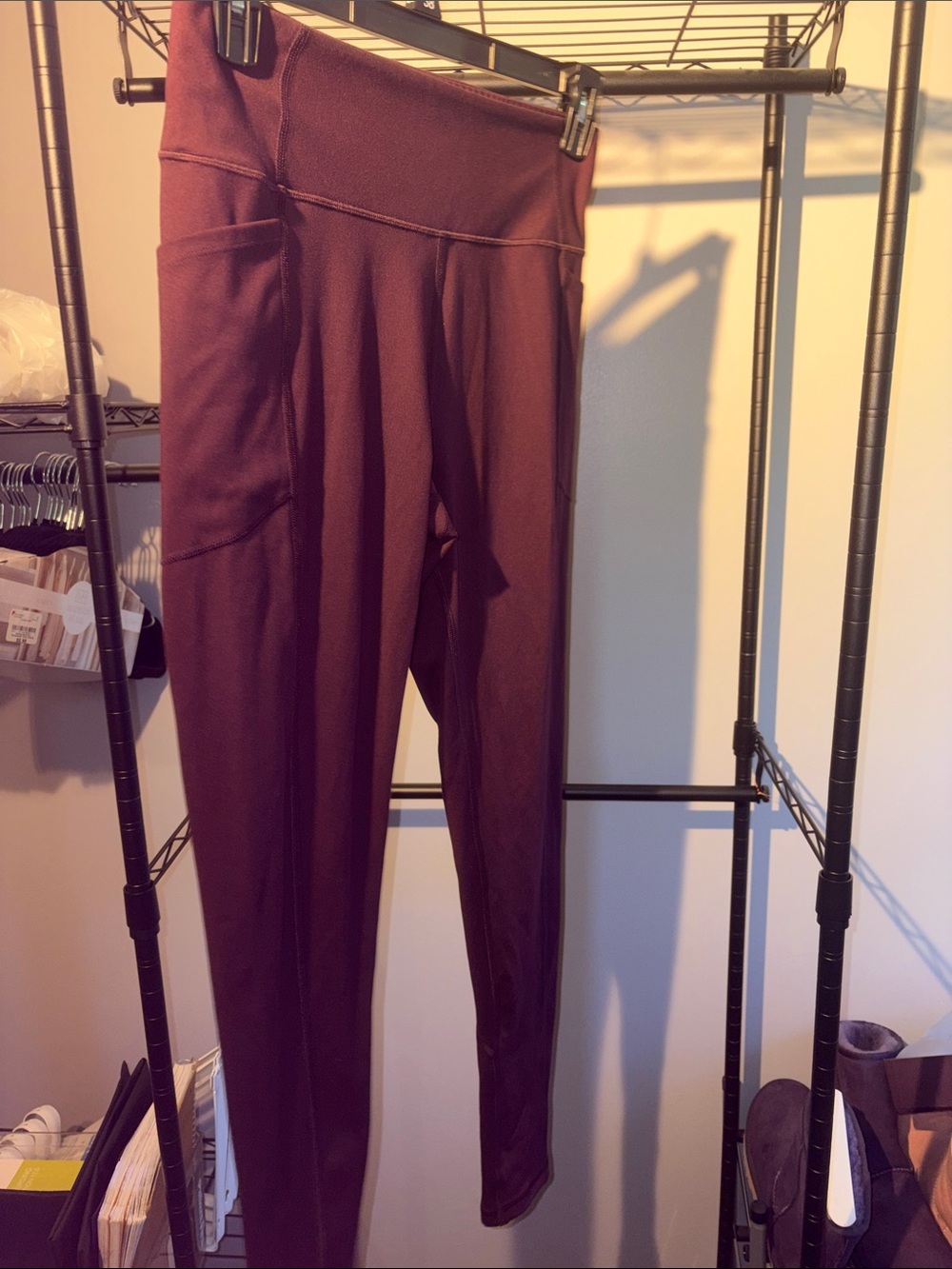 Victoria's Secret Burgundy Leggings